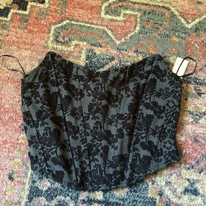 Anthropologie bustier top